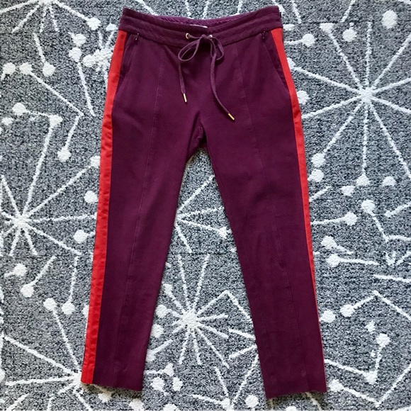 Anthropologie The Essential Slim Side Stripe Trousers EUC Size 0 - Picture 5 of 12